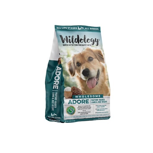 Wildology Adore Lamb & Rice All Life Stages Dry Dog Food, 8-Lb Bag 