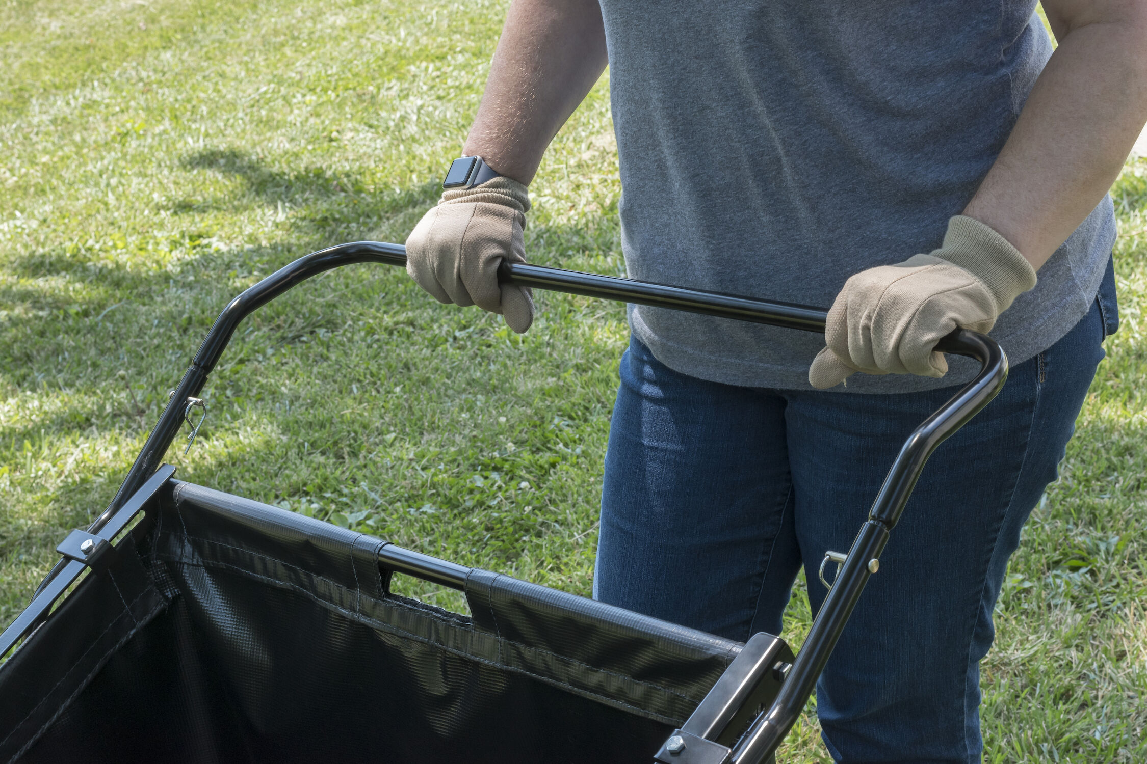 30-In Push Lawn Sweeper