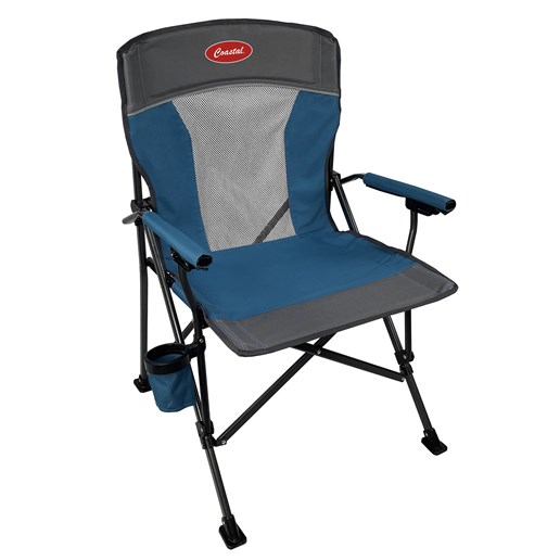 Coastal Outdoors Alpha Hard Arm Camp Chair in Blue