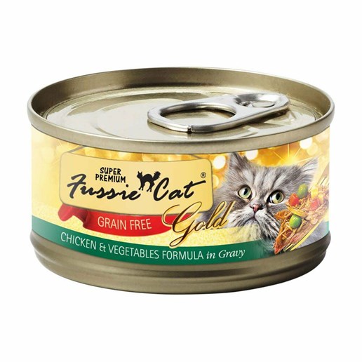 Fussie Cat® Grain Free Chicken & Vegetables Formula In Gravy Cat Food 2.8 Oz