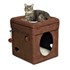 Brown Cat Cube Bed Scratch Play