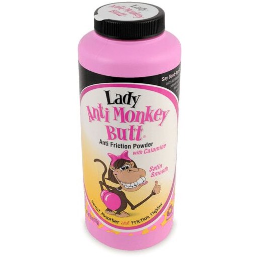 Lady Anti Monkey Butt Anti Friction Powder, 6-Oz Bottle