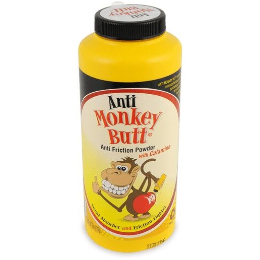 Original Anti Monkey Butt Anti Friction Powder, 6-Oz Bottle
