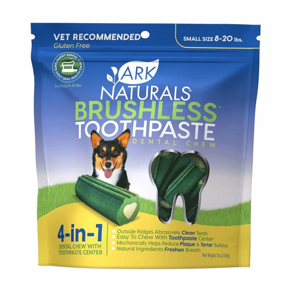 Ark Naturals® Brushless™ Toothpaste Dog Dental Chew Small, 12-Oz