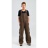 Youth Softstone Insulated Bib Overall in Bark