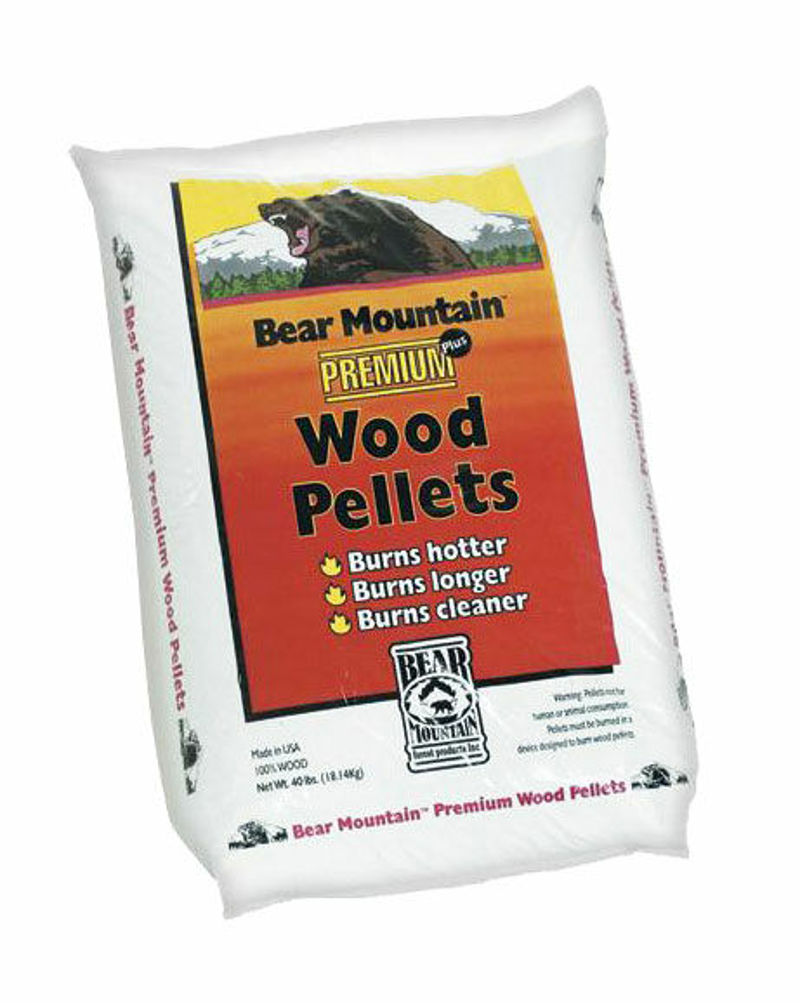 Bear Mountain Premium Wood Pellets, 40-lb Bag - Wood Pellets | Bear Mountain  | Coastal Country