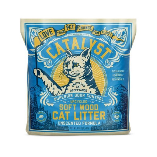 Soft Wood Cat Litter Unscented Formula, 10-Lb