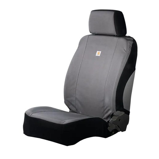Carhartt Universal Fitted Nylon Duck Bucket Seat Cover in Gravel