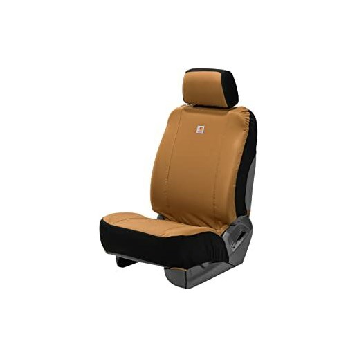 Carhartt Universal Fitted Nylon Duck Bucket Seat Cover in Brown