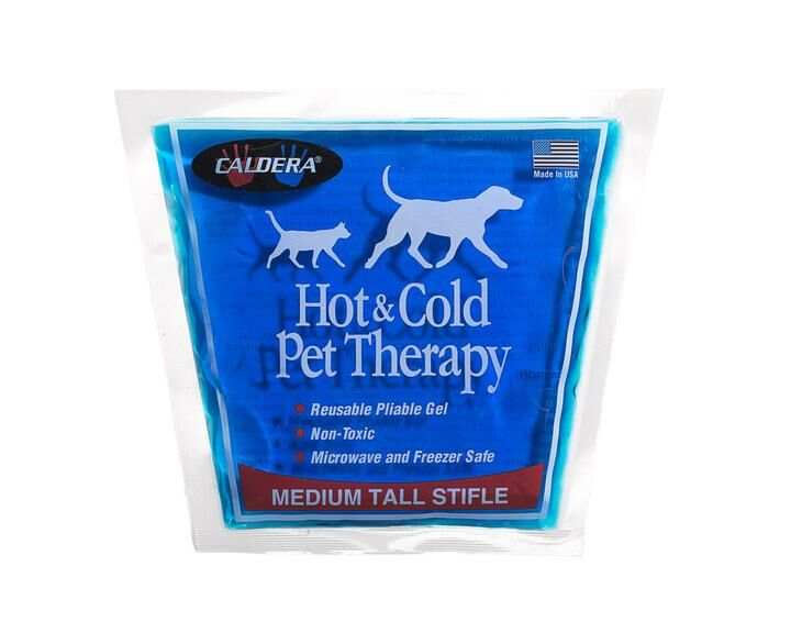 Hot & Cold Medium Short Knee Pet Therapy Wrap with Gel