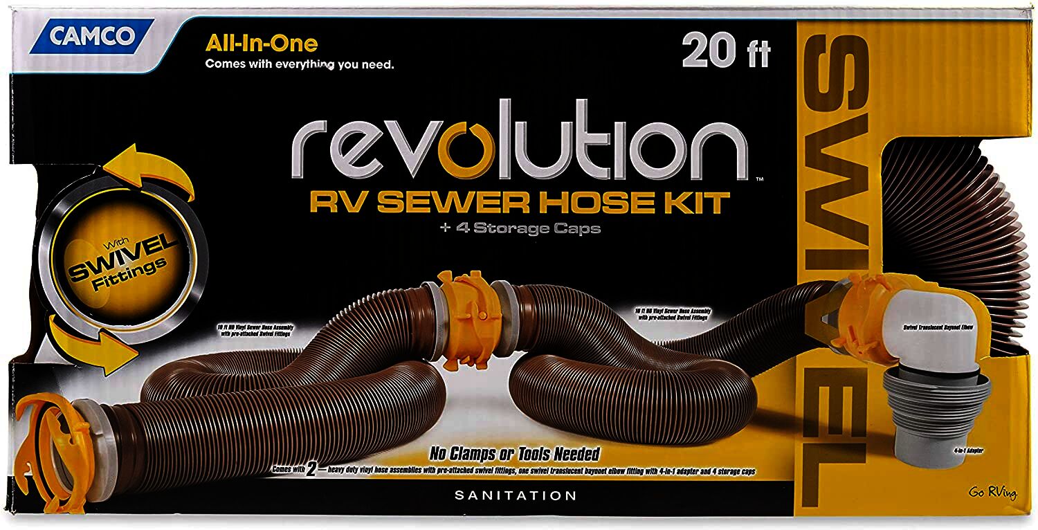 Revolution 20-Ft RV Sewer Hose Kit