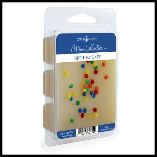 Artisan Collection Birthday Cake Scented Wax Melts, 6-Ct