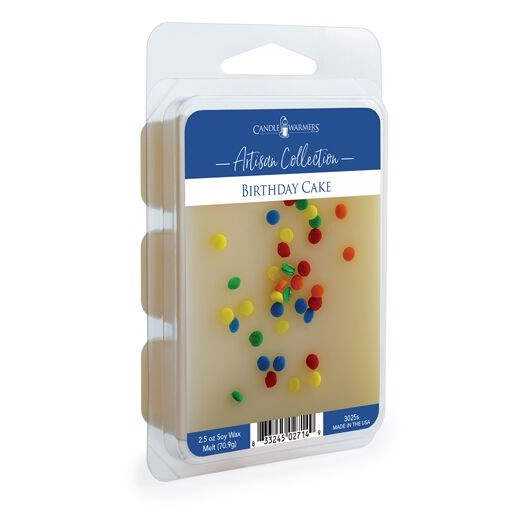 Artisan Collection Birthday Cake Scented Wax Melts, 6-Ct