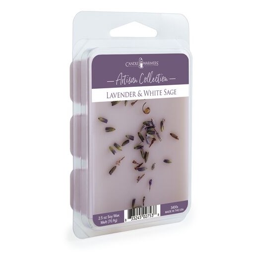 Artisan Collection Lavender & White Sage Scented Wax Melts, 6-Ct