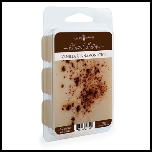 Artisan Collection Vanilla Cinnamon Stick Wax Melts, 6-Ct
