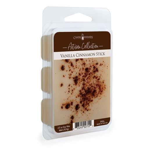 Artisan Collection Vanilla Cinnamon Stick Wax Melts, 6-Ct