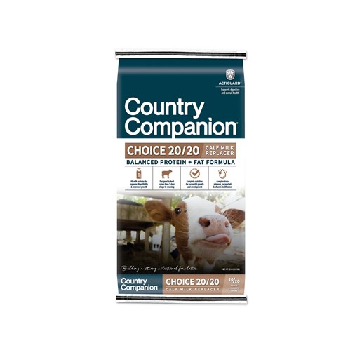 Country Companion Choice 20/20 Calf Milk Replacer, 25-Lb