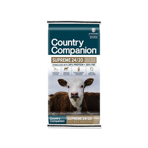 Country Companion Supreme 24/20 Calf Milk Replacer, 50-Lb