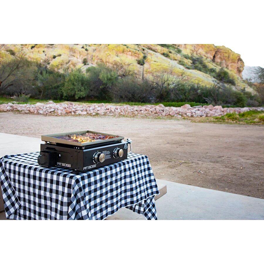 Pit Boss Portable Tabletop 2-Burner Gas Griddle