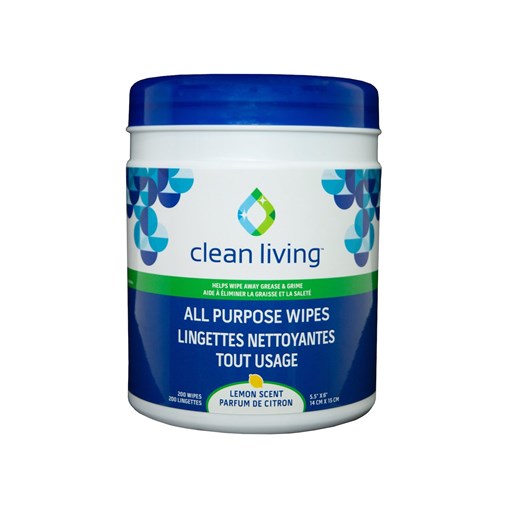 Clean Living All Purpose Wipes, 200-Ct