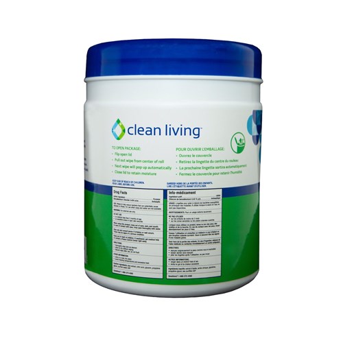 Clean Living Sanitizing Wipes, 200-Ct