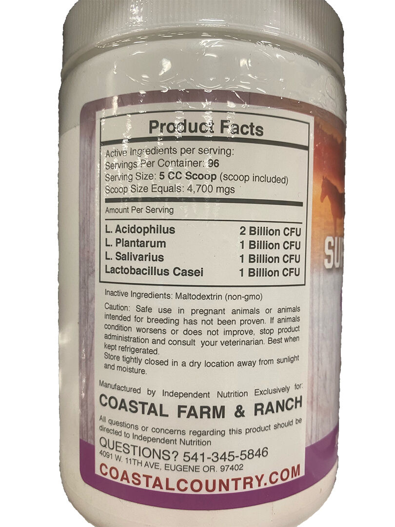 Super Probiotic Equine Health Supplement, 1-Lb