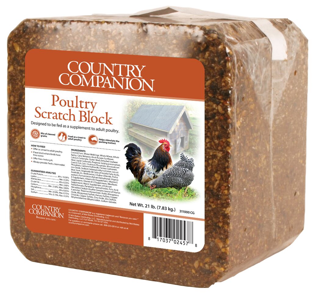 Country Companion Scratch Block, 21-Lb