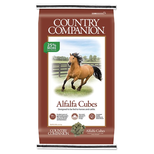 Country Companion Alfalfa Cubes, 50-Lb