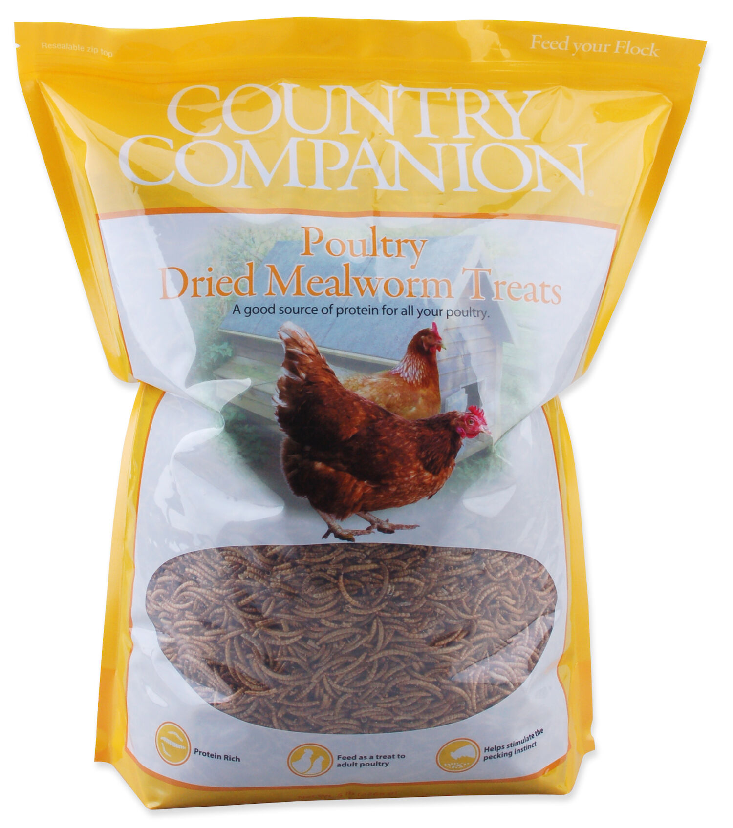 Country Companion Dried Mealworms, 30-Oz