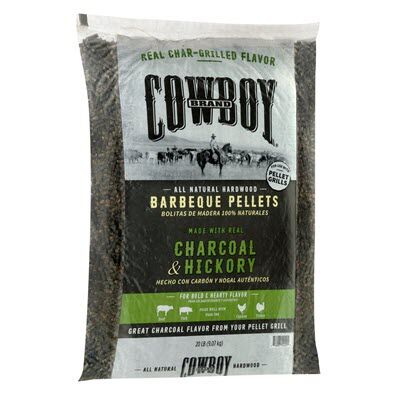 Cowboy Charcoal & Hickory BBQ Pellet Fuel, 20-Lb