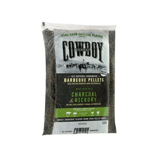 Cowboy Charcoal & Hickory BBQ Pellet Fuel, 20-Lb