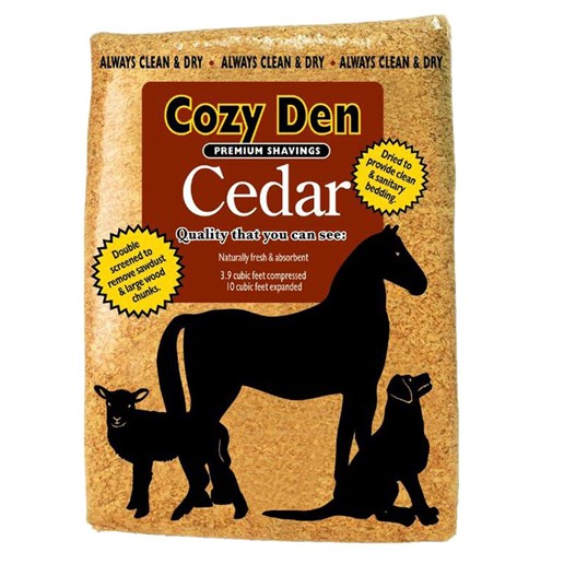 Cozy Den Cedar Shavings Animal Bedding
