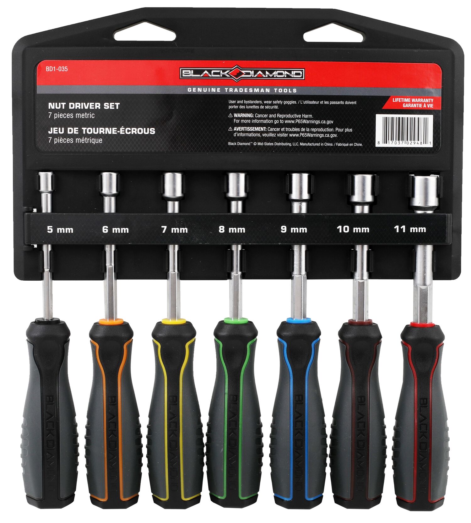 Black Diamond Nut Driver Set, 7-Pc