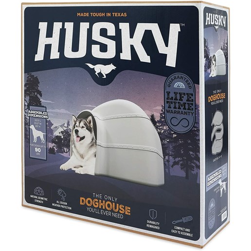 Husky Dog House Outdoor Shelter, Large