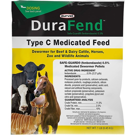 DuraFend™ Multi-Species Medicated Dewormer, 1-Lb Bag