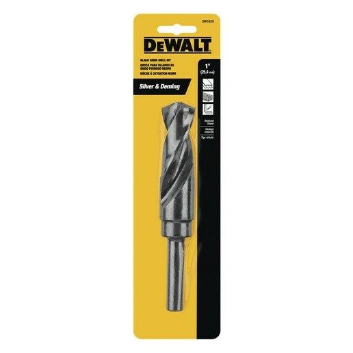 DeWALT 1-In x 6-In Black Oxide Coated Twist Drill Bit