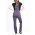 Women's Freshley Overall in Gray Stretch Canvas