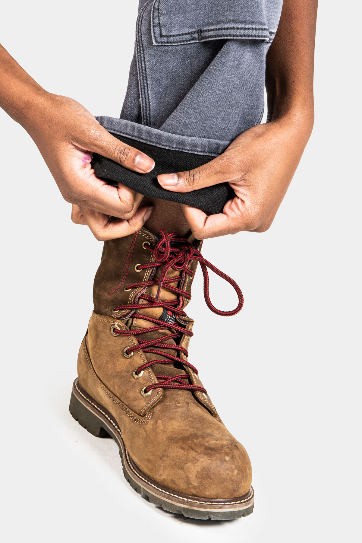 Women's Freshley Overall in Gray Stretch Canvas