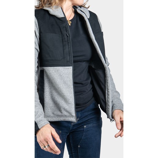 Dovetail Workwear Women's Apelian Fleece Jacket in Grey