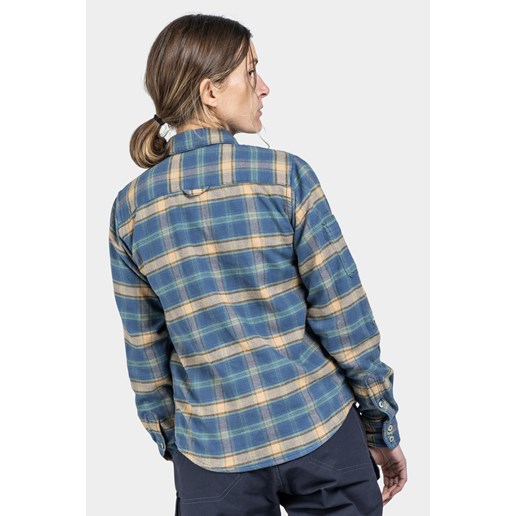 Dovetail Workwear Women's Givens Flannel Workshirt in Vintage Blue