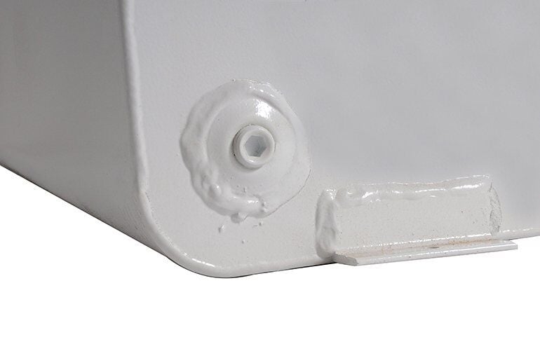 Dee Zee Square Transfer Tank In White Steel, 55-Gal