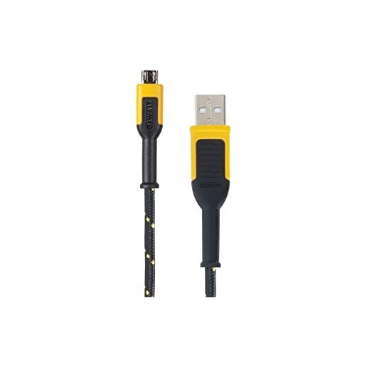 DeWALT 6-Ft Reinforced Braided Cable for Micro-USB