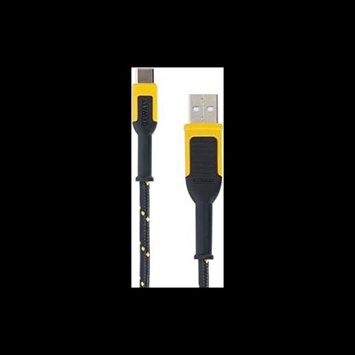 DeWALT 10-Ft Reinforced Braided Cable for USB-A to USB-C