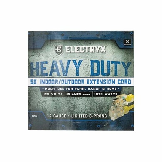 50-Ft 12-Ga Heavy Duty Extension Cord