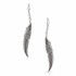 Wind Dancer Wrapped Feather Earrings 