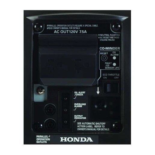 Honda EU1000T1A 1000 Watt 120V Inverter Generator With CO-MINDER