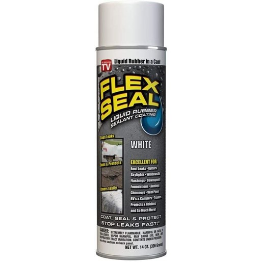 Flex Seal Liquid Rubber Sealant Spray Coating in White, 14-Oz Can