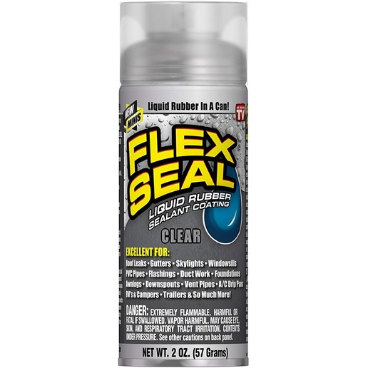 Flex Seal Liquid Rubber Sealant Spray Coating in Clear, 2-Oz Can