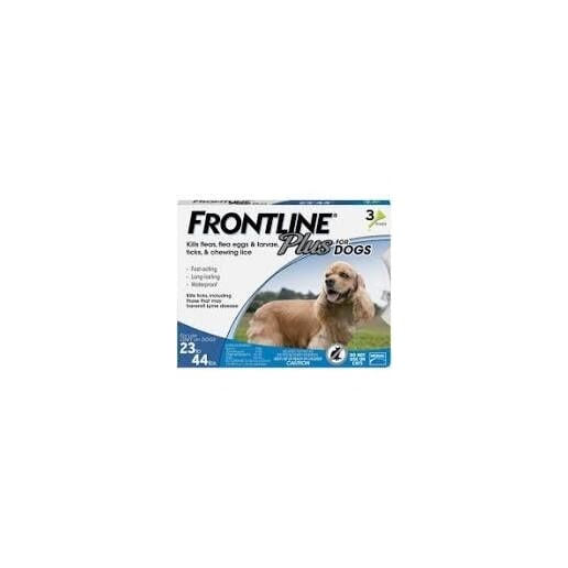 Frontline Plus Flea and Tick Medium Dog 23 to 44-lbs, 3 Pack