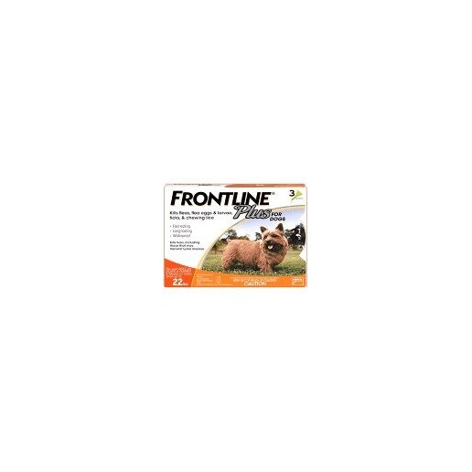 Frontline Plus Flea and Tick Small Dog 5 to 22-lbs, 3 Pack